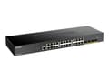 Miniatyrbilde 1 av 5: D-Link DGS 1250-28X - Switch - L3 Lite - smart - 24 x 10/100/1000 + 4 x 10 Gigabit SFP+ - rackmonterbar