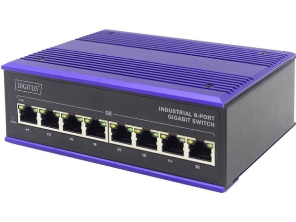 Digitus DN-651119, Hallitsematon, L2, Gigabit Ethernet (10/100/1000), Täysin kaksipuolinen, Seinäkiinnitteinen