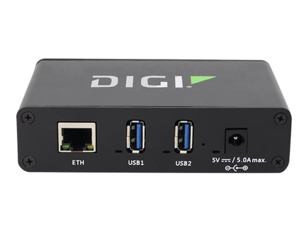 Digi AnywhereUSB 2 Plus - Hubb - Administrerad - 2 x USB 3.1 Gen 1 + 1 x 10/100/1000 - skrivbordsmodell, bordsmonterbar-NO power supply
