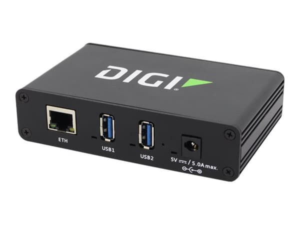 Digi AnywhereUSB 2 Plus - Hubb - Administrerad - 2 x USB 3.1 Gen 1 + 1 x 10/100/1000 - skrivbordsmodell, bordsmonterbar-NO power supply
