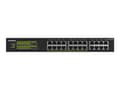 Miniatyrbilde 4 av 5: NETGEAR GS324P - Switch - ikke-styrt - 16 x 10/100/1000 (PoE+) + 8 x 10/100/1000 - rackmonterbar, stasjonær - PoE+ (190 W)