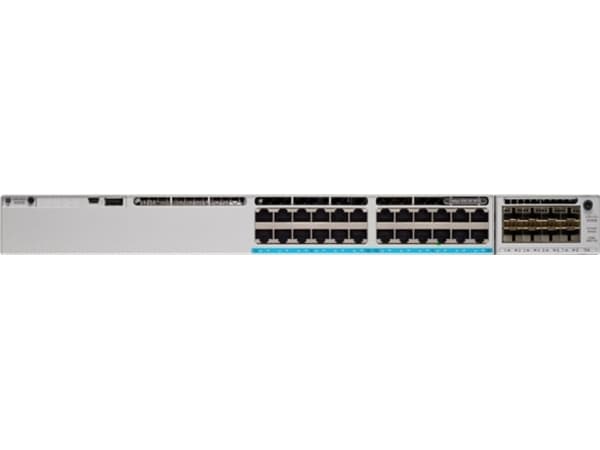Cisco C9300-24S-E, Hallittu, L2/L3, Täysin kaksipuolinen