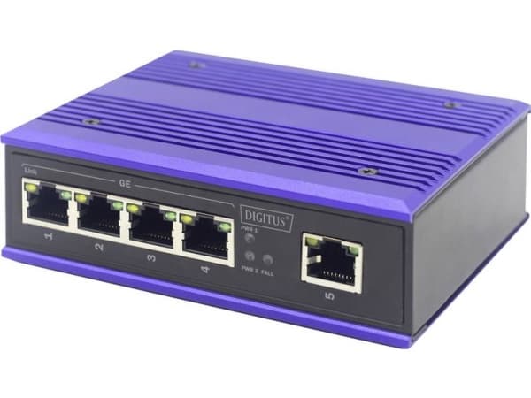Digitus DN-650106, Hallitsematon, L2, Fast Ethernet (10/100), Täysin kaksipuolinen, Seinäkiinnitteinen