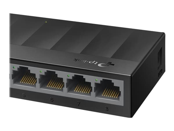 TP-Link LiteWave LS1008G - Switch - ohanterad - 8 x 10/100/1000 - skrivbordsmodell, väggmonterbar