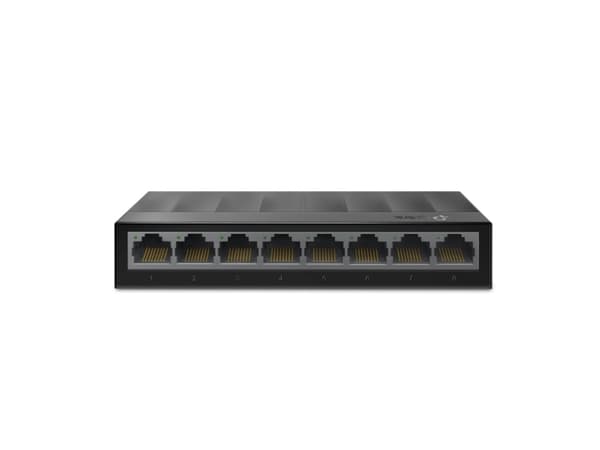 TP-Link LiteWave LS1008G - Switch - ohanterad - 8 x 10/100/1000 - skrivbordsmodell, väggmonterbar