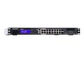 Miniatyrbild 2 av 5: QNAP QGD-1600P - Switch - smart - 4 x 10/100/1000 (PoE++) + 10 x 10/100/1000 (PoE+) + 2 x kombinations-Gigabit SFP (PoE+) - rackmonterbar - PoE++ (37