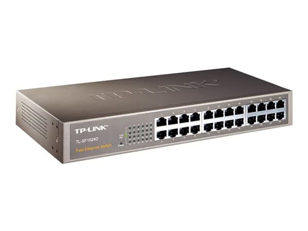 TP-Link TL-SF1024D - Switch - 24 x 10/100 - skrivbordsmodell