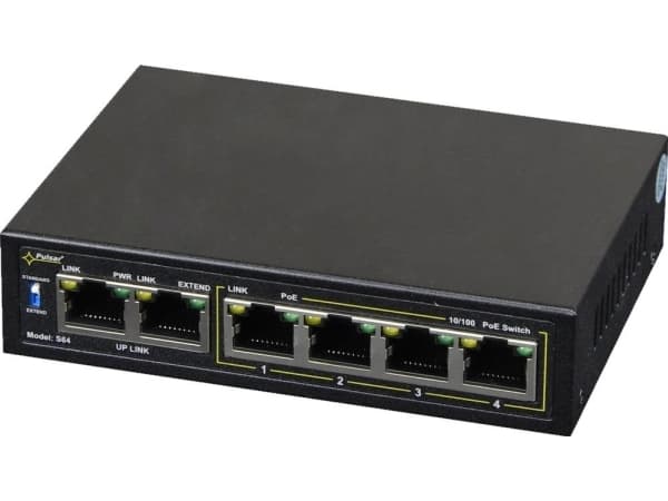 Switch POE 4+2 Pulsar S64