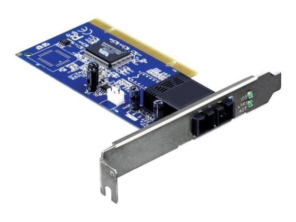 TRENDnet TE100-PCIFC - Nettverksadapter - PCI - 10/100 Ethernet - 1310 nm - TAA-samsvar