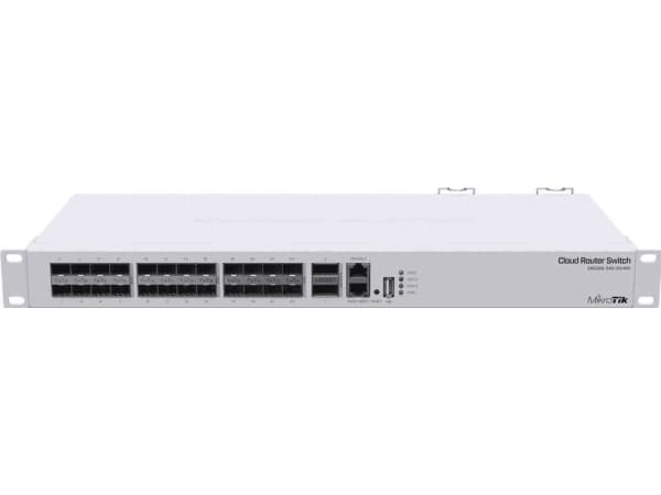 MikroTik Cloud Router Switch CRS326-24S+2Q+RM - Kytkin - L3 - Administreret - 24 x 10 Gigabit SFP+ + 2 x 40 Gigabit QSFP+ - monterbar på stativ - AC