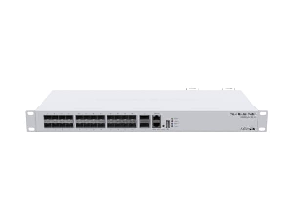 MikroTik Cloud Router Switch CRS326-24S+2Q+RM - Kytkin - L3 - Administreret - 24 x 10 Gigabit SFP+ + 2 x 40 Gigabit QSFP+ - monterbar på stativ - AC