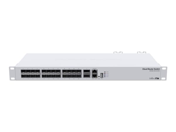MikroTik Cloud Router Switch CRS326-24S+2Q+RM - Kytkin - L3 - Administreret - 24 x 10 Gigabit SFP+ + 2 x 40 Gigabit QSFP+ - monterbar på stativ - AC