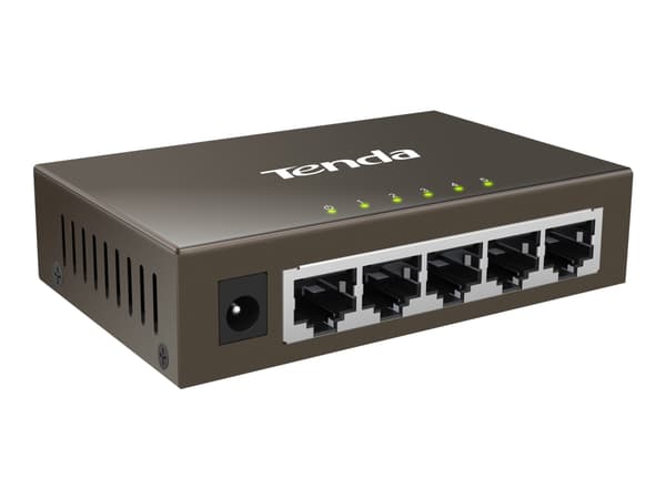 Tenda TEG1005D - Switch - ohanterad - 5 x 10/100/1000 - skrivbordsmodell
