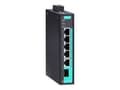 Miniatyrbild 1 av 4: Moxa EDS-G205-1GTXSFP - Switch - ohanterad - 4 x 10/100/1000 + 1 x kombinations-Gigabit SFP - DIN-skenmonterbar - Likström