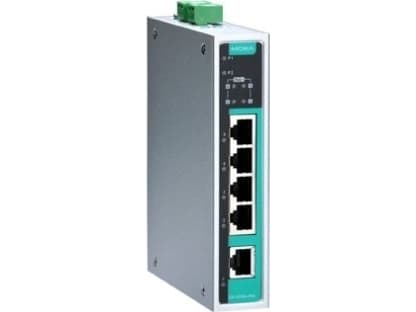 Moxa EDS-G205A-4POE-T, Hallitsematon, Gigabit Ethernet (10/100/1000), Power over Ethernet -tuki, Telineasennus, 4U, Seinäkiinnitteinen