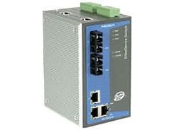 Moxa EtherDevice Switch EDS-505A-MM-ST - Switch - Administrerad - 3 x 10/100 + 2 x 100Base-FX - DIN-skenmonterbar