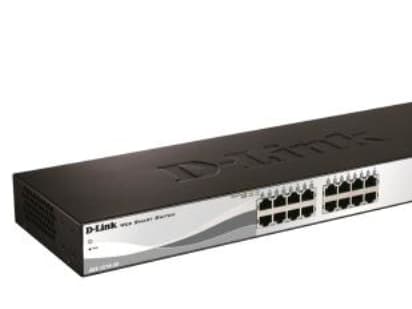 D-Link Web Smart DGS-1210-20 - Kytkin - Hallittu - 16 x 10/100/1000 + 4 x Gigabit SFP - pöytäkone, telineeseen asennettava