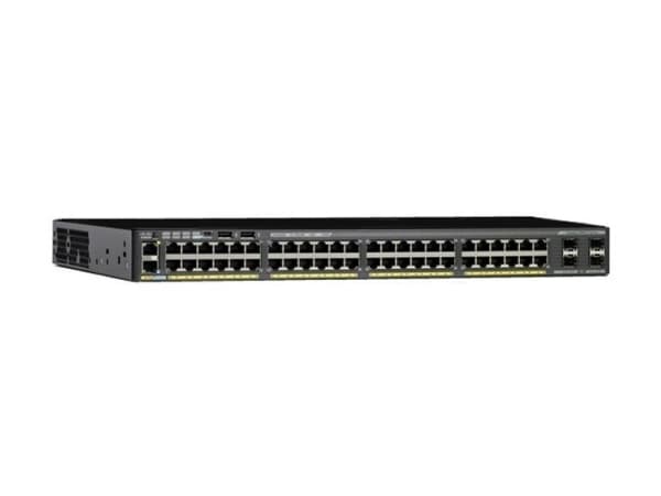 Cisco Catalyst 2960X-48TS-L - Switch - Administrerad - 48 x 10/100/1000 + 4 x Gigabit SFP - skrivbordsmodell, rackmonterbar - rekonditionerad