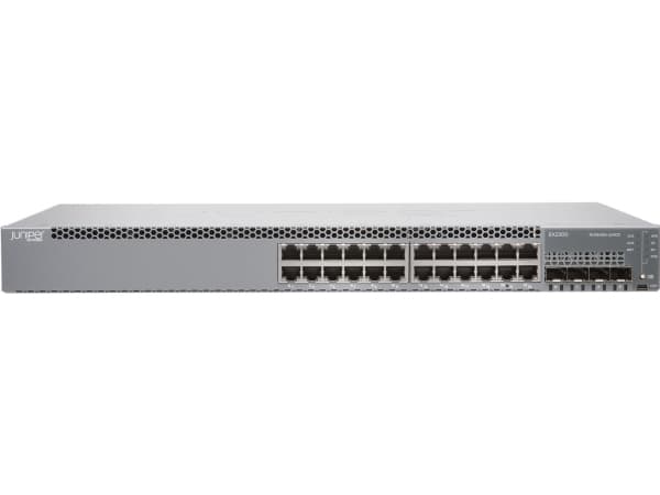 Juniper Networks EX Series EX2300-24T - Switch - L3 - Styrt - 24 x 10/100/1000 + 4 x Gigabit SFP / 10 Gigabit SFP+ - stasjonær, rackmonterbar