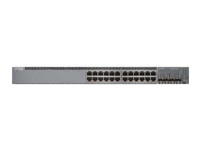Juniper EX2300, Hallittu, L2/L3, Gigabit Ethernet (10/100/1000), Power over Ethernet -tuki, Telineasennus, 1U Harmaa