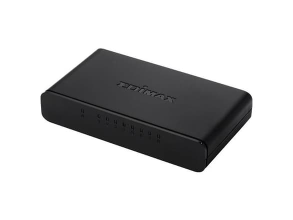 Edimax ES-3308P V2 - Switch - ohanterad - 8 x 10/100 - skrivbordsmodell