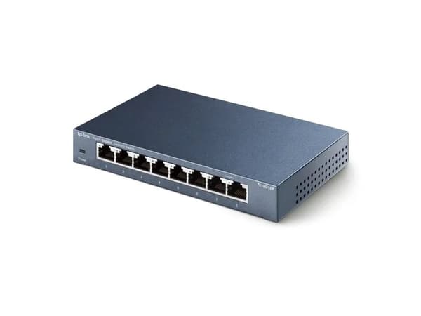 TP-Link TL-SG108 - Switch - 8 x 10/100/1000 - skrivbordsmodell