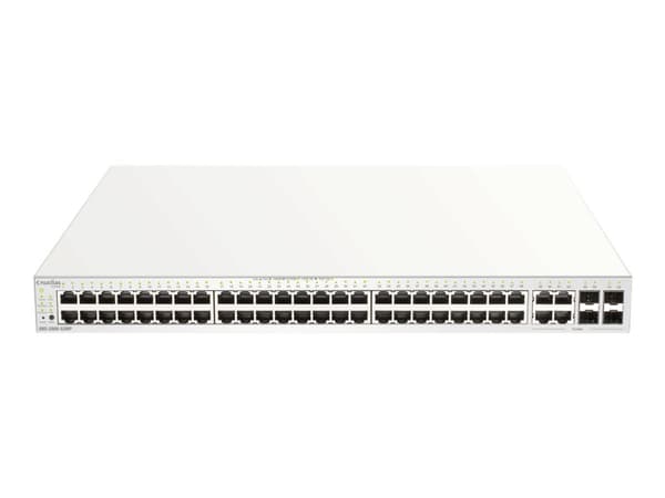 D-Link DBS-2000-52MP, Hallittu, L2, Gigabit Ethernet (10/100/1000), Power over Ethernet -tuki, Telineasennus