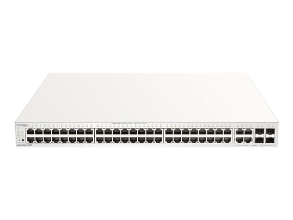 D-Link DBS-2000-52MP, Hallittu, L2, Gigabit Ethernet (10/100/1000), Power over Ethernet -tuki, Telineasennus