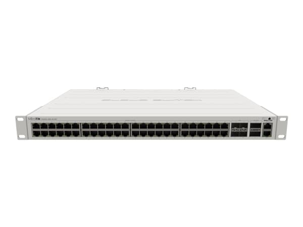 MikroTik CRS354-48G-4S+2Q+RM - Switch - L3 - 48 x 10/100/1000 + 4 x 10 Gigabit SFP+ + 2 x 40 Gigabit QSFP+ - skrivbordsmodell, rackmonterbar
