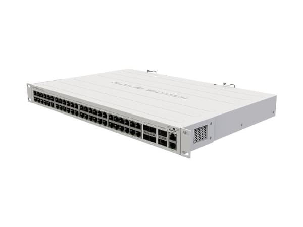 MikroTik CRS354-48G-4S+2Q+RM - Switch - L3 - 48 x 10/100/1000 + 4 x 10 Gigabit SFP+ + 2 x 40 Gigabit QSFP+ - skrivbordsmodell, rackmonterbar