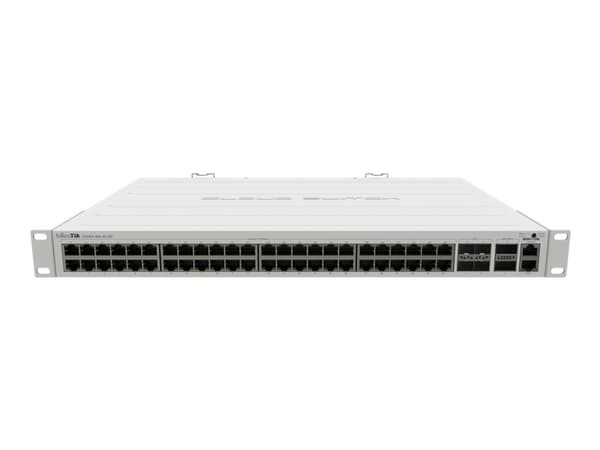 MikroTik CRS354-48G-4S+2Q+RM - Switch - L3 - 48 x 10/100/1000 + 4 x 10 Gigabit SFP+ + 2 x 40 Gigabit QSFP+ - skrivbordsmodell, rackmonterbar