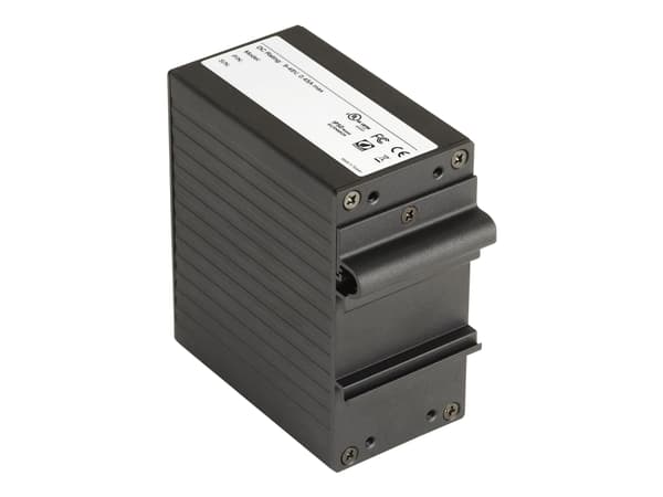 Black Box Hardened Gigabit Edge Switch - Switch - 8 x 10/100/1000 - DIN-skinnemonterbar - TAA-samsvar Sort