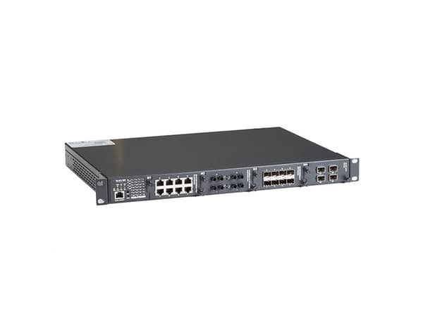 Black Box LE2710C, Håndtert, 10G Ethernet (100/1000/10000), Full tosidig, Rack-montering Sort