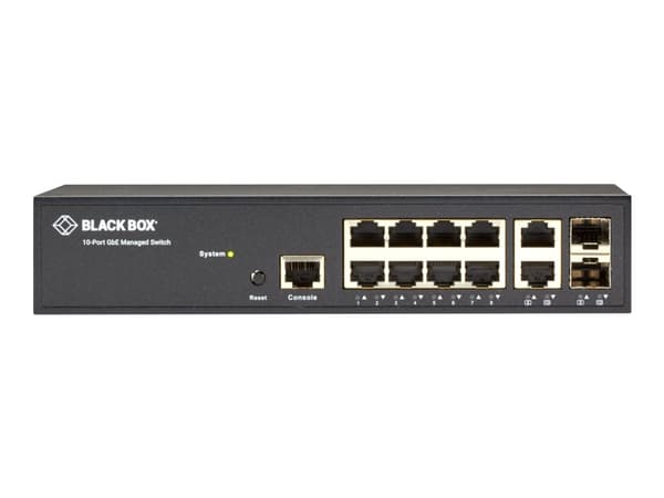 Black Box LGB1110A, Hallittu, L2+, Gigabit Ethernet (10/100/1000), Telineasennus