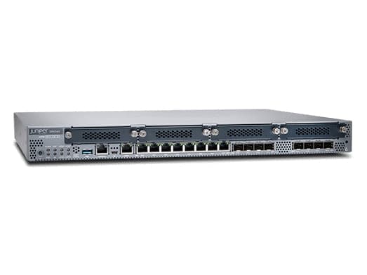 Juniper Networks SRX340 Services Gateway - Sikkerhetsapparat - 16 porter - 1GbE, HDLC, Frame Relay, PPP, MLPPP, MLFR - front til bakside-luftflyt - 1