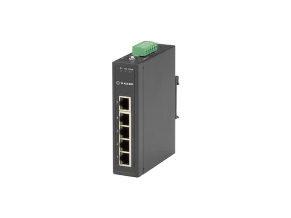 Black Box LBH3050A, Ohanterad, Fast Ethernet (10/100), Monteringsbar på väggen Svart