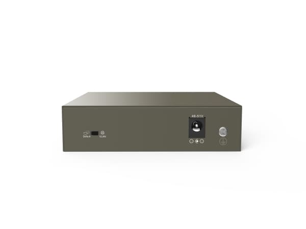 Tenda TEG1105P-4-63W-EU, Gigabit Ethernet (10/100/1000), Strøm over Ethernet (PoE) Grå