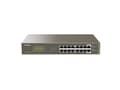 Miniatyrbild 1 av 3: Tenda TEG1116P-16-150W-EU network switch Unmanaged Gigabit Ethernet (10/100/1000) Power over Ethernet (PoE) Bronze