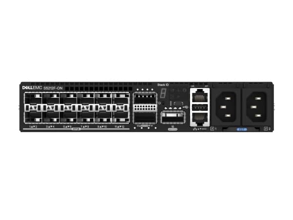 Dell PowerSwitch S5212F-ON - Switch - Administrerad - 12 x 25 Gigabit SFP28 + 3 x 100 Gigabit QSFP28 - rackmonterbar - med 1 års Premier-support med