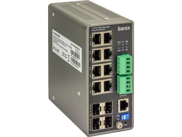 Barox RY-804GBTME, Håndtert, L2/L3, Gigabit Ethernet (10/100/1000), Full tosidig