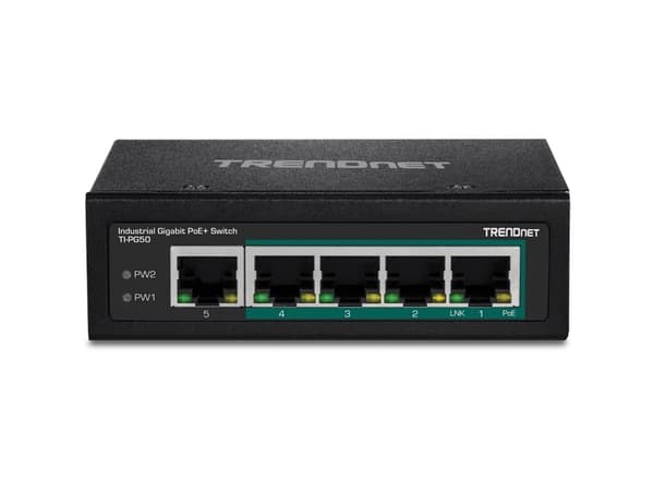 Trendnet TI-PG50, Hallitsematon, Gigabit Ethernet (10/100/1000), Täysin kaksipuolinen, Power over Ethernet -tuki, Telineasennus, Seinäkiinnitteinen