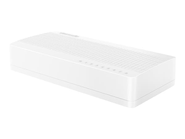 Tenda S108 - Switch - 8 x 10/100 - stasjonær Hvit