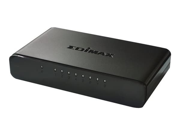 Edimax ES-3308P - Switch - ikke-styrt - 8 x 10/100 - stasjonær