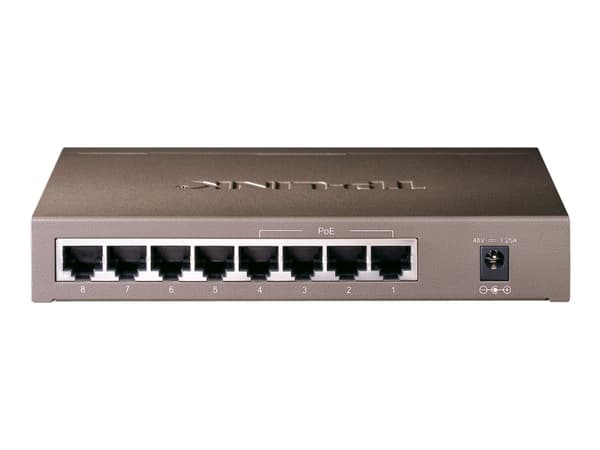 TP-LINK Switch 8port 10/100 PoE Bordsmodell