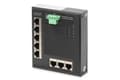 Miniatyrbild 3 av 5: DIGITUS DN-651127 - Switch - 8 x 10/100/1000 - DIN-skenmonterbar - Likström