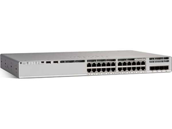 Cisco Catalyst 1000-24P-4X-L - Switch - Administrerad - 13 x 10/100/1000 (PoE+) + 11 x 10/100/1000 + 4 x 10 Gigabit SFP+ (upplänk) - rackmonterbar -