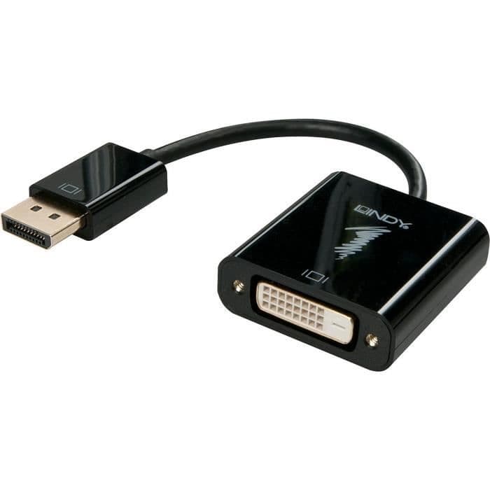 LINDY Aktiv DisplayPort til DVI-D adapter