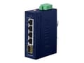 Miniatyrbild 1 av 5: PLANET IGS-510TF - Switch - ohanterad - 4 x 10/100/1000 + 1 x 1000Base-X SFP - DIN-skenmonterbar, väggmonterbar - AC 24 V / DC 9 - 48 V