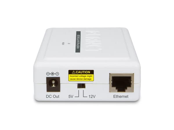PLANET POE-161S - PoE fordeler - 56 V - output-stikforbindelser: 1