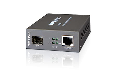 TP-Link MC220L - Fibermedieomformer - 1GbE - 1000Base-LX, 1000Base-SX, 1000Base-LH - RJ-45 / SFP (mini-GBIC) - opp til 10 km - 850 nm / 1310 nm - for